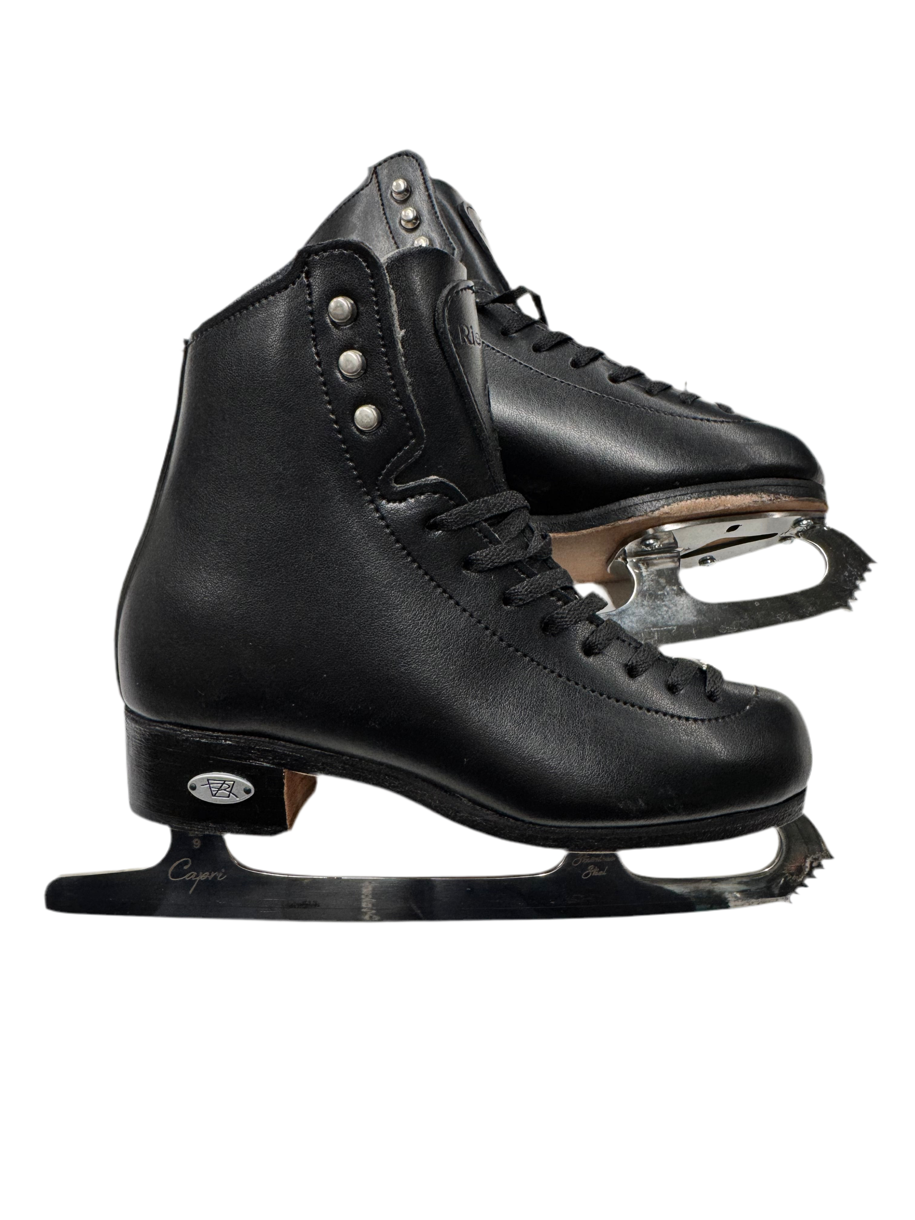 Riedell スケート靴　ブラック　キッズ　18.5㎝ Used Riedell Stride 223 Boys Figure Skates – ELEVATESPORTING