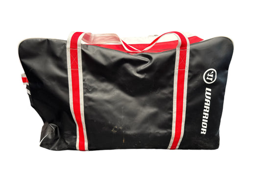 Lightly Used Black and Red Warrior Pro Senior Hockey Carry Bag