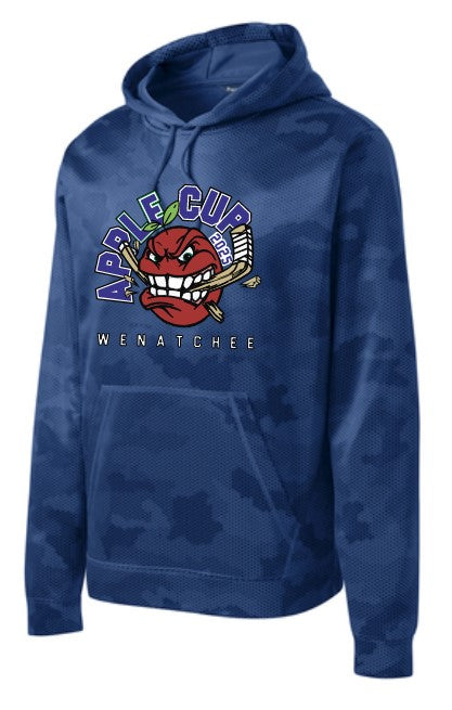 Load image into Gallery viewer, Wenatchee Apple Cup CamoHex Performance Hoodie