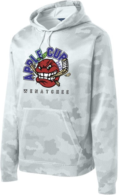 Load image into Gallery viewer, Wenatchee Apple Cup CamoHex Performance Hoodie