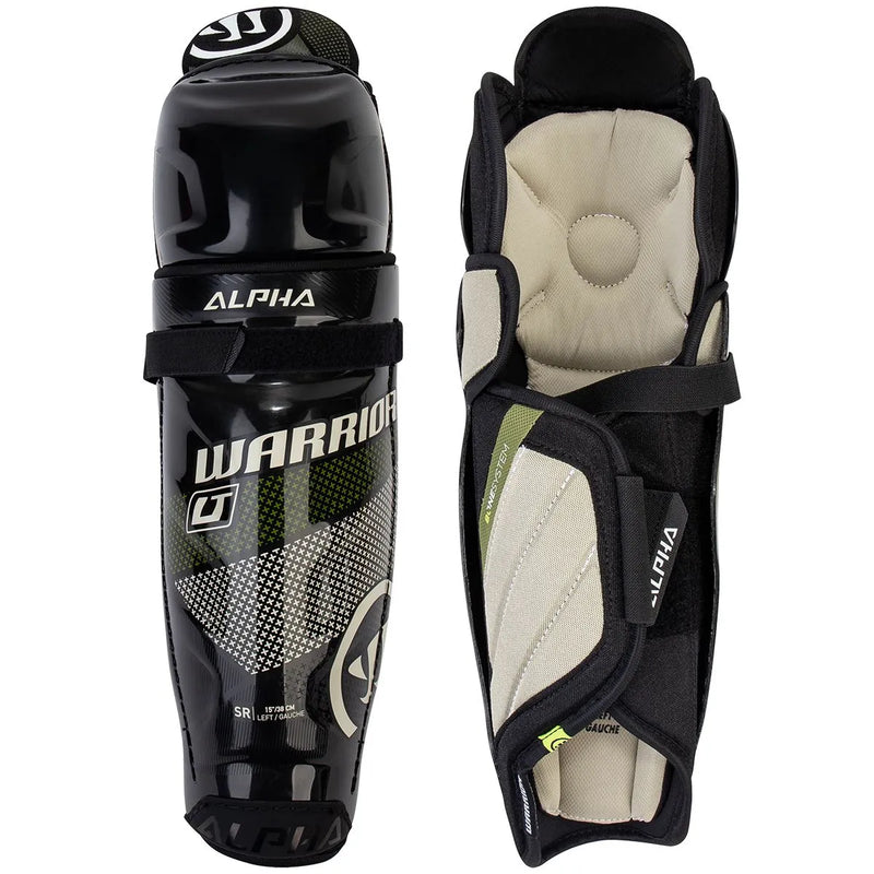 Load image into Gallery viewer, Warrior Alpha Lite Senior Hockey Shin Guards