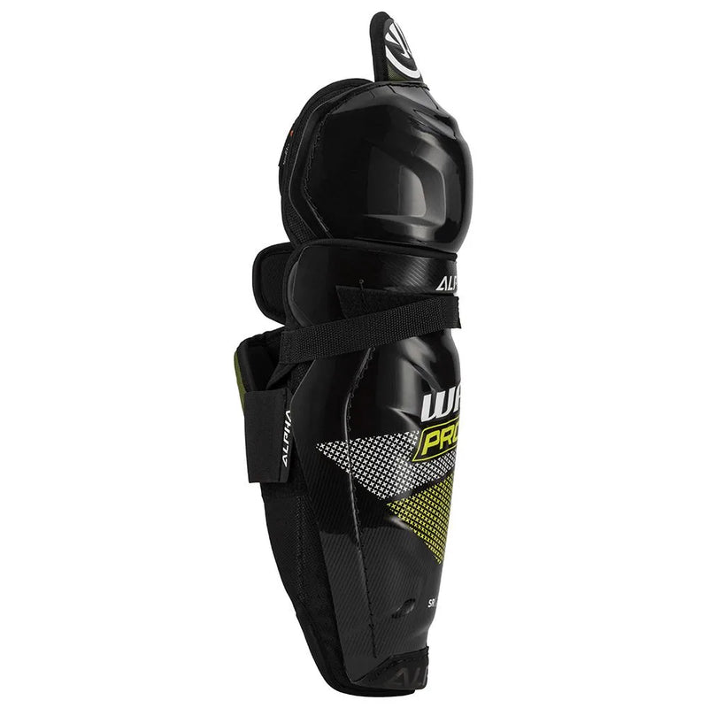 Load image into Gallery viewer, Warrior Alpha Pro Junior Hockey Shin Guards