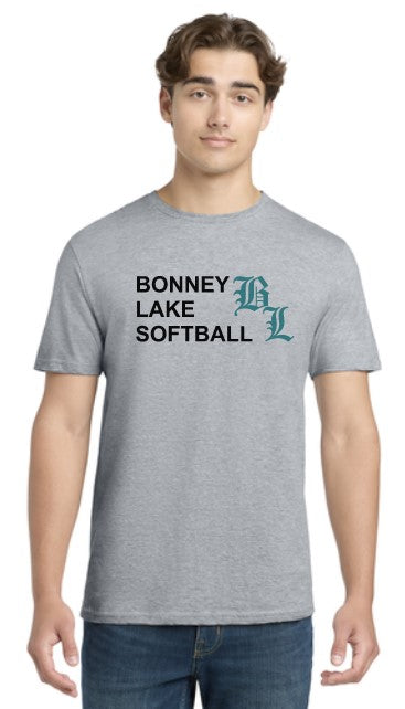 Load image into Gallery viewer, Bonney Lake Softball Softstyle Cotton Adult Tshirt