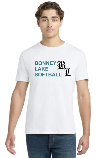 Load image into Gallery viewer, Bonney Lake Softball Softstyle Cotton Adult Tshirt