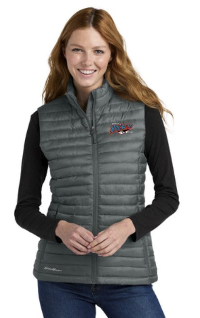 Load image into Gallery viewer, Tacoma Rockets Women's Eddie Bauer Packable Quilted Vest