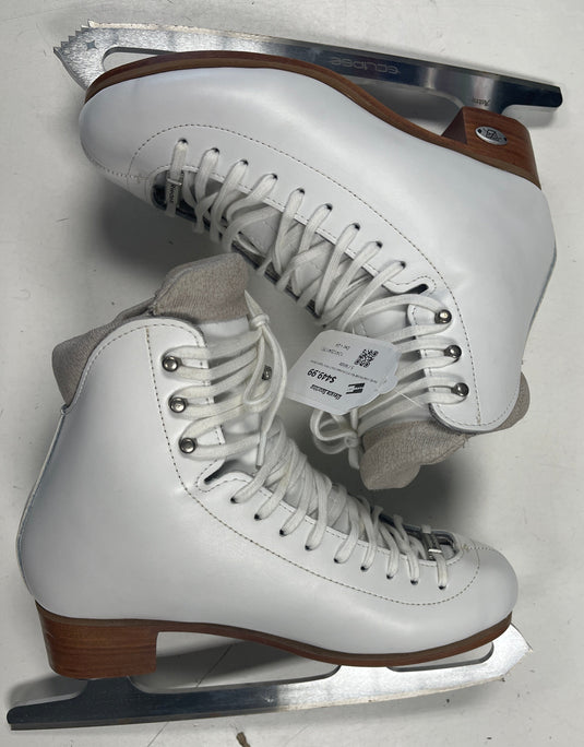 Slightly Used Riedell Flair 910 Women's Size 5 Wide Figure Skates w/Eclipse Astra Blades