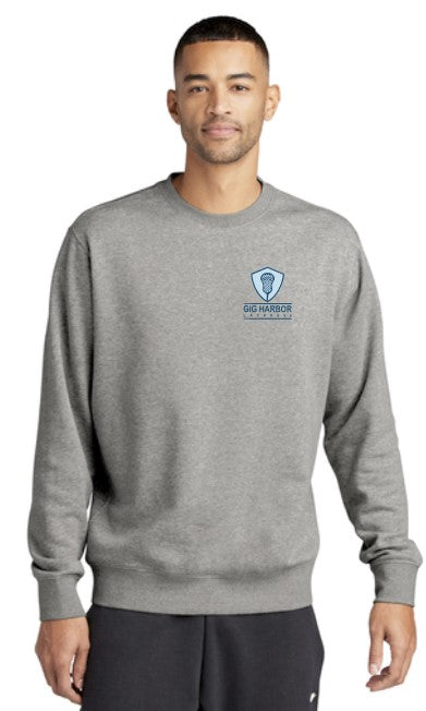 Load image into Gallery viewer, GH Lacrosse Nike Club Fleece Crewneck (Small Shield Logo)