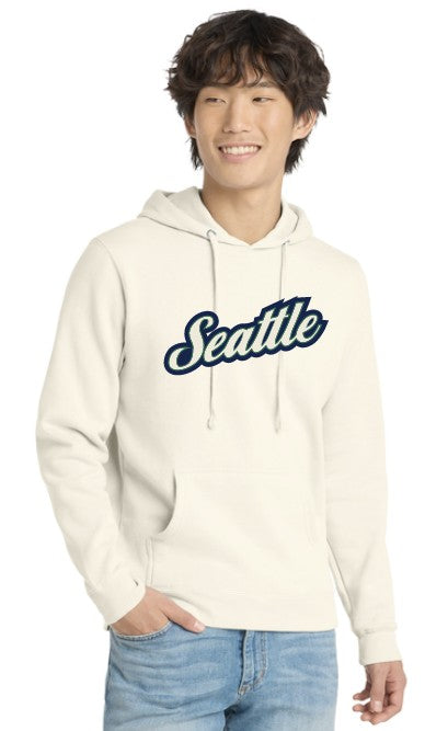 Load image into Gallery viewer, Cursive Seattle Adult Fleece Hoodie