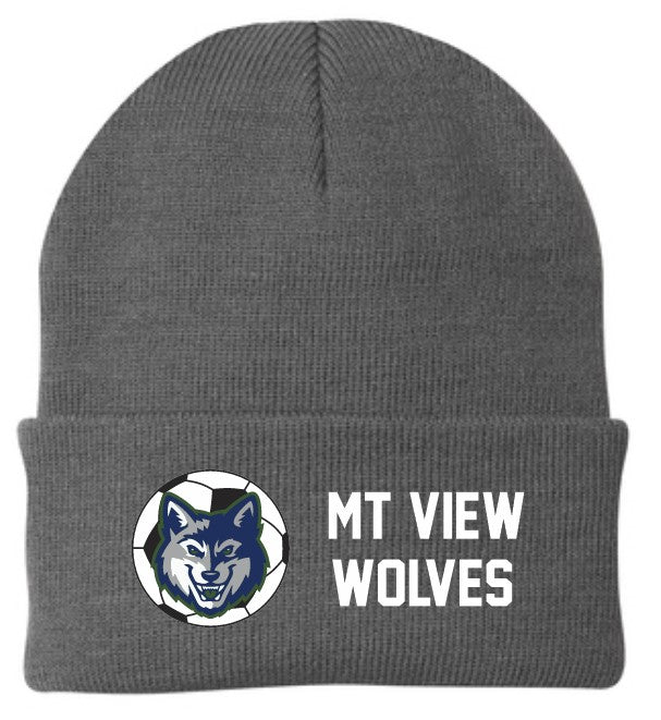 Load image into Gallery viewer, Mt View Soccer Knit Beanie