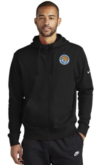 Load image into Gallery viewer, Harbor Hoops Nike Club Fleece Adult Full Zip Hoodie