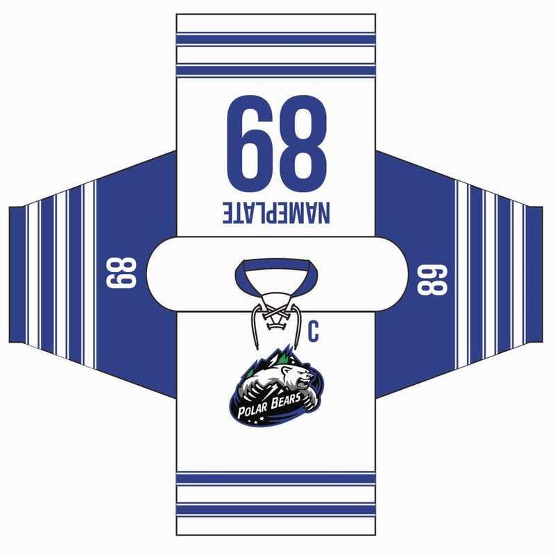 Load image into Gallery viewer, Polar Bears RHL White Hockey Jersey