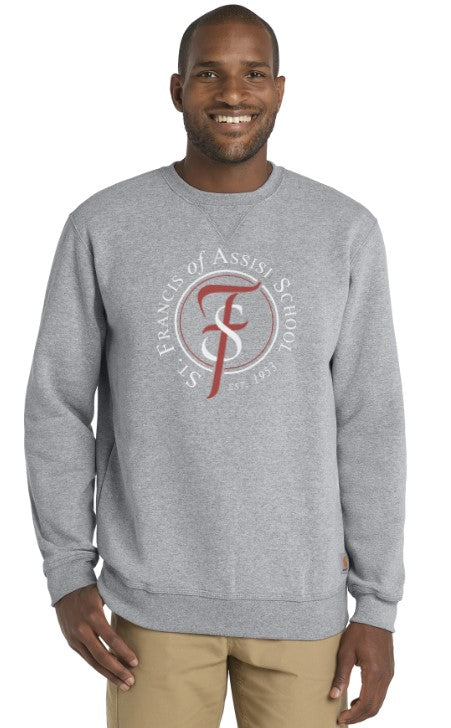 Load image into Gallery viewer, St Francis of Assisi School Carhartt ® Midweight Crewneck Sweatshirt