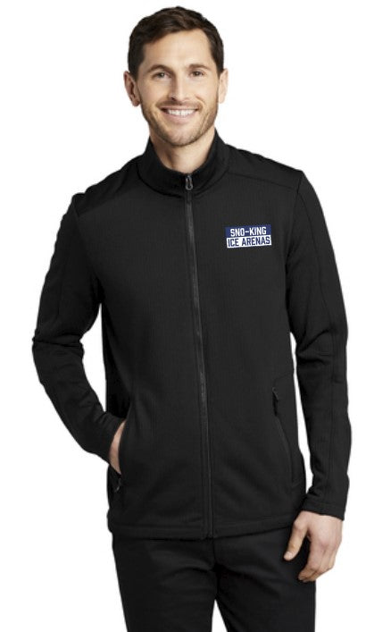 SKIS Mens Grid Fleece Jacket