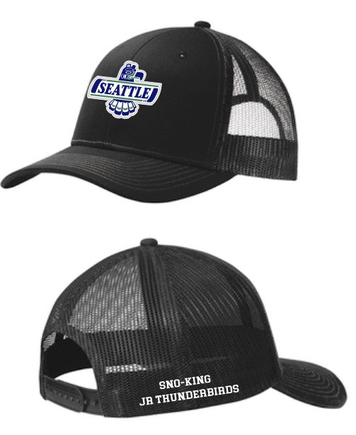 Load image into Gallery viewer, Sno-King Jr Thunderbirds Snapback Trucker Cap