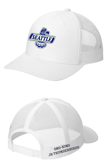 Load image into Gallery viewer, Sno-King Jr Thunderbirds Snapback Trucker Cap