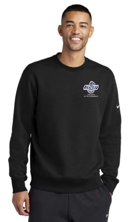 Sno-King Jr Thunderbirds  Adult Nike Crewneck Sweatshirt