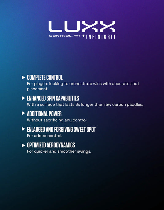 Selkirk LUXX Control Air Infingrit Pickleball Paddle