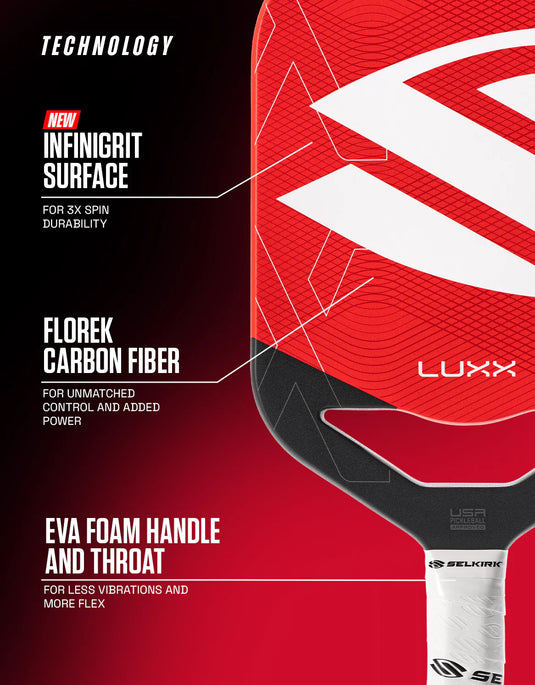 Selkirk LUXX Control Air Infingrit Pickleball Paddle