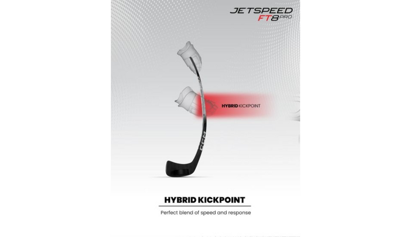 Load image into Gallery viewer, CCM Jetspeed FT8 Pro Intermediate Hockey Stick Red Edition