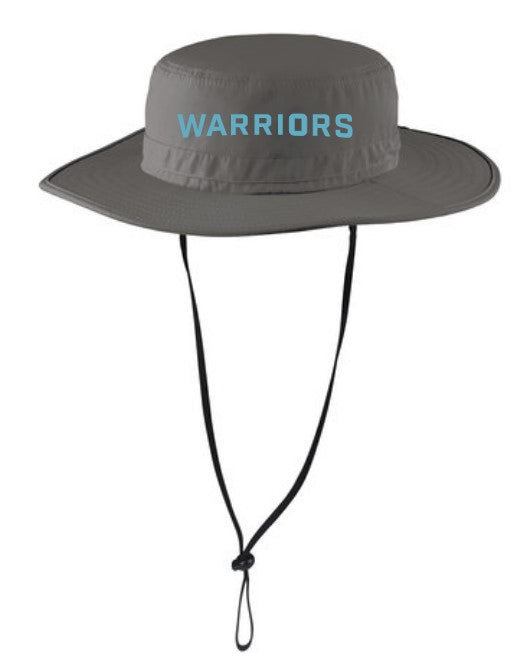 Load image into Gallery viewer, Warriors Lacrosse Grey Outdoor Widebrim Hat