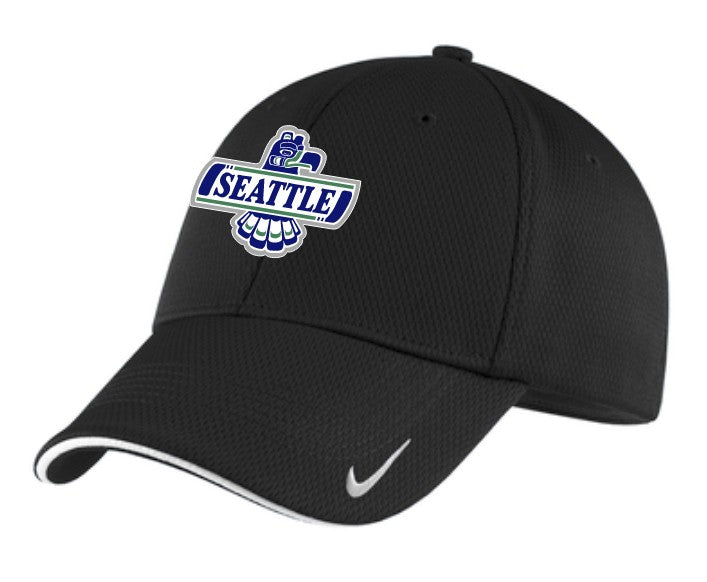 Load image into Gallery viewer, Sno-King Jr Tbirds Nike Dri-Fit Stretch Mesh Sandwich Bill Cap