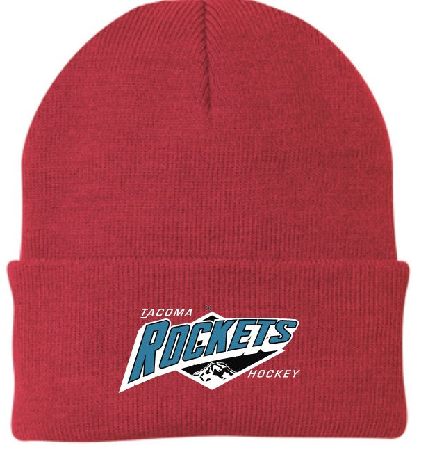 Load image into Gallery viewer, Tacoma Rockets Solid Knit Beanie