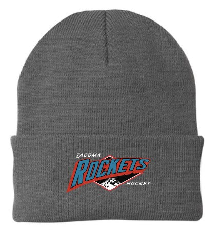 Load image into Gallery viewer, Tacoma Rockets Solid Knit Beanie