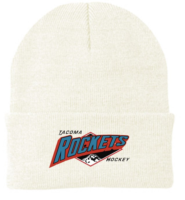 Load image into Gallery viewer, Tacoma Rockets Solid Knit Beanie