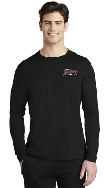 Load image into Gallery viewer, Tacoma Rockets Long Sleeve UV Pro Performance Tee