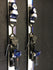Used Dynastar Omeglass Blue/White Length 165 cm Downhill Skis w/Bindings