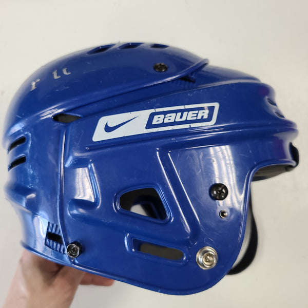 Used Bauer hockey helmet Size xs blue ELEVATESPORTING