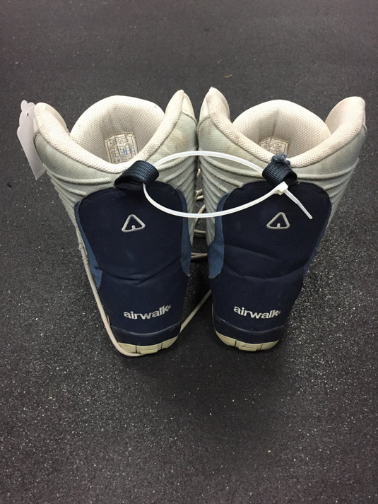 Airwalk grey/blue Womens Size 9 Used Snowboard Boots