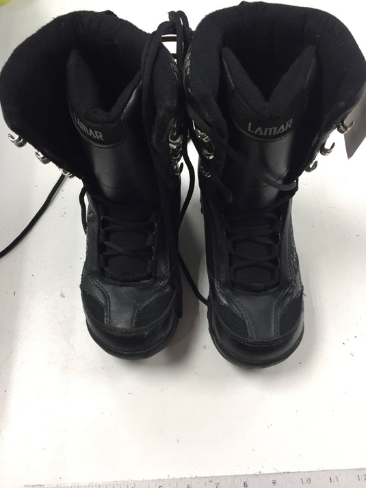 lamar Black Boys Size Specific 5 Used Snowboard Boots