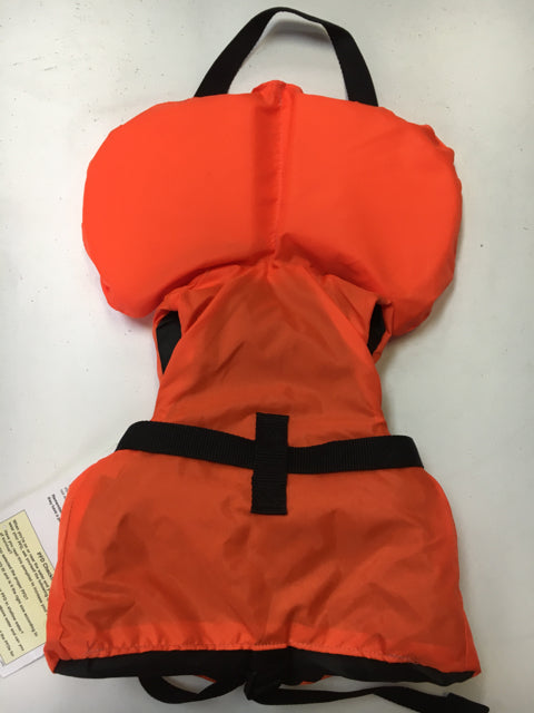 Used W/ Tags America's Cup Orange Infant Life Vest