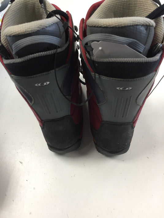 Salomon Dialogue Blue/Red Mens Size Specific 6.5 Used Snowboard Boots