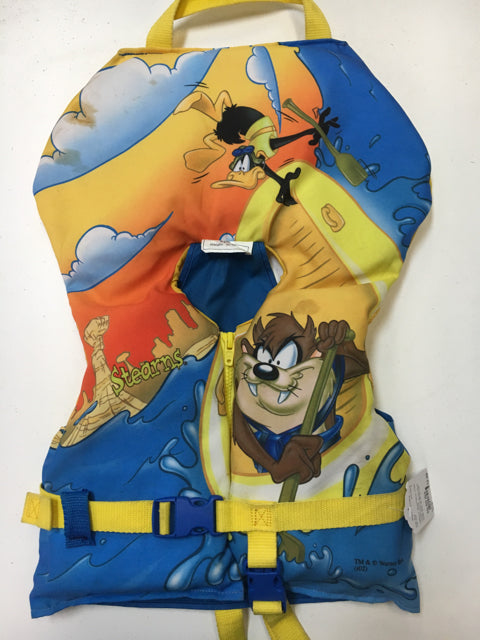 Used Stearns Blue/Yellow Child Size 30-50 lbs Life Vest
