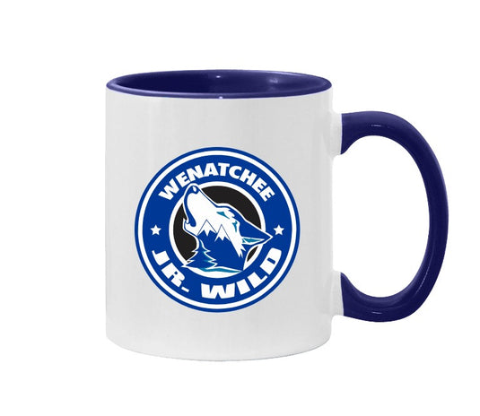 Wenatchee Jr Wild White/Blue 11 oz Mug