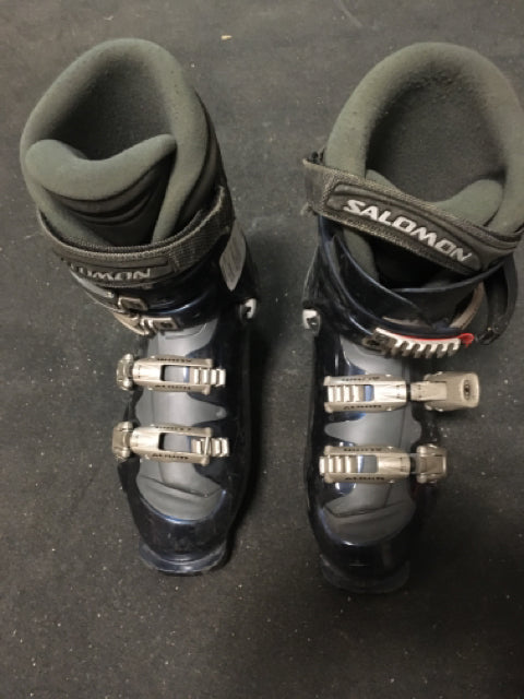 salomon evolution skis Salomon Evolution Navy Blue Used Downhill Ski Boots – ELEVATESPORTING