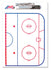 A&R Coach Board 9"x14" Ice Hockey Coaching Dry Erase Board