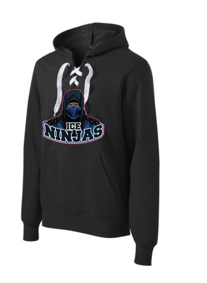 Load image into Gallery viewer, Ice Ninjas RHL Hockey Lace Hoodie
