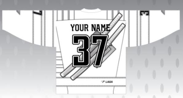 Load image into Gallery viewer, RHL Ice Ninjas White New Hockey Player Jersey