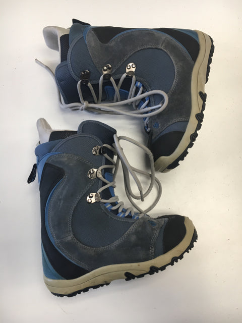 botas snowboard burton usadas Used Burton Ruler Blue/Grey Womens Size 6.5 Snowboard Boots – ELEVATESPORTING