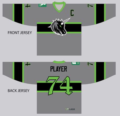 Broncos Custom Dye Sublimated Hockey Jersey