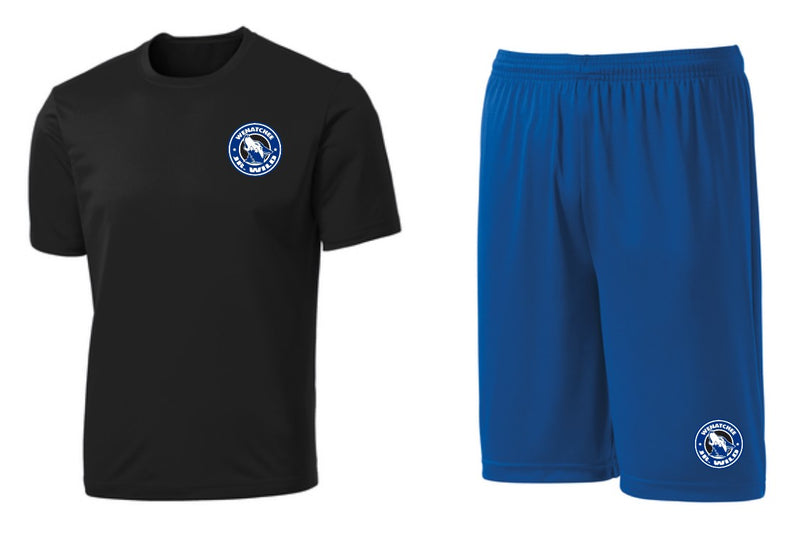 Load image into Gallery viewer, Wenatchee Jr Wild Adult Performance Tee & Shorts Set