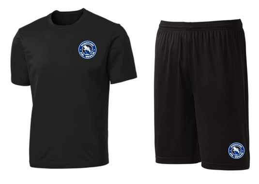 Wenatchee Jr Wild Youth Performance Tee & Shorts Set