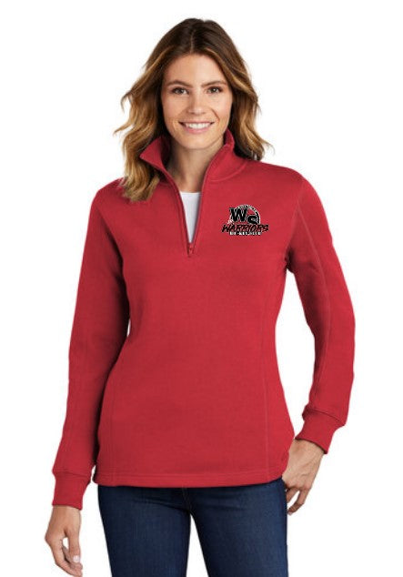 Load image into Gallery viewer, WSHC Ladies 1/4 Zip Fleece Sweatshirt
