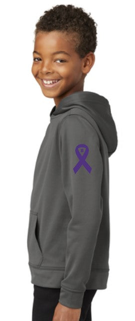 Load image into Gallery viewer, Warriors Lacrosse Silver Performance Fleece Hoodie