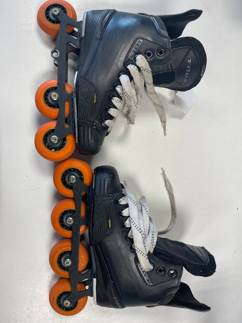 Load image into Gallery viewer, Used Tour Code 3 Size 4 Inline Hockey Skates
