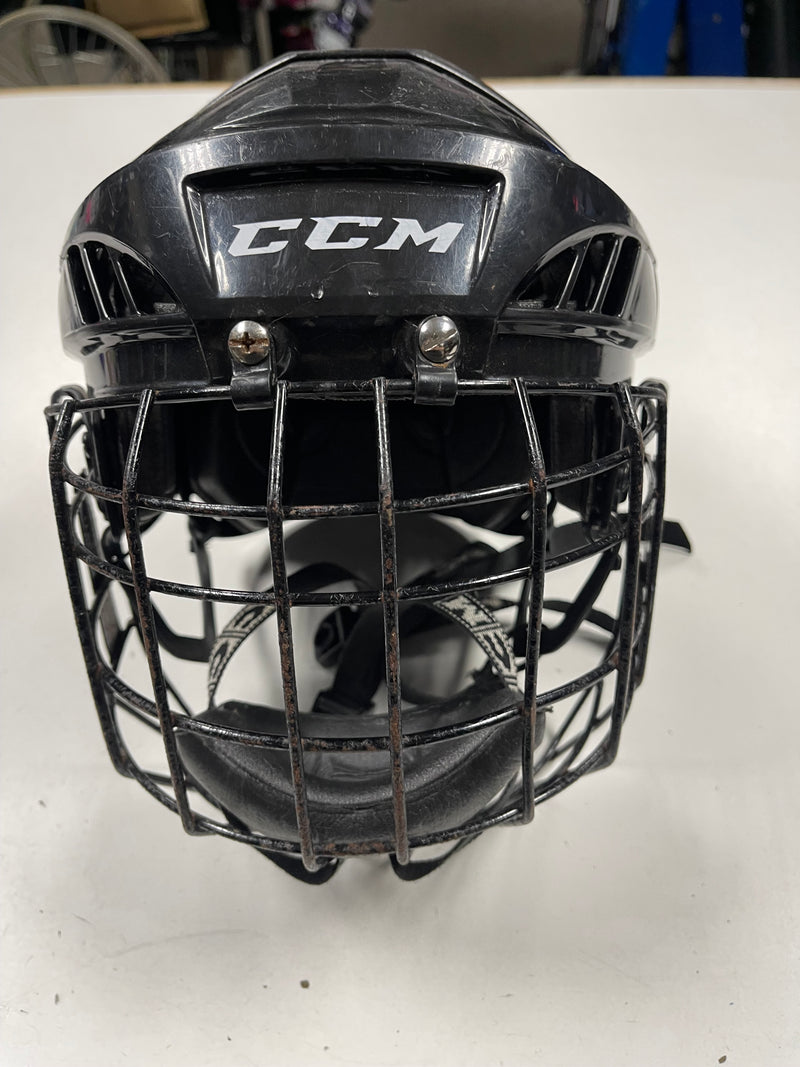 Load image into Gallery viewer, ccm FL40 Hockey helmet combo black
