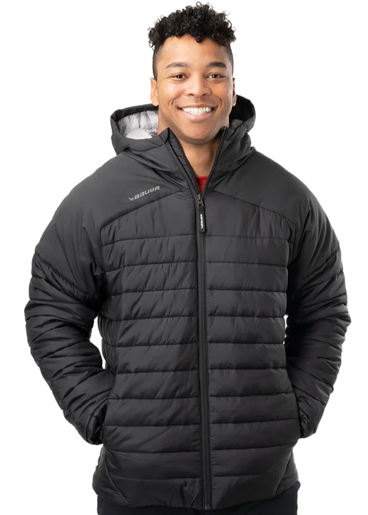 Bauer Supreme S24 Sr. Hooded Puffer Jacket w/Logo
